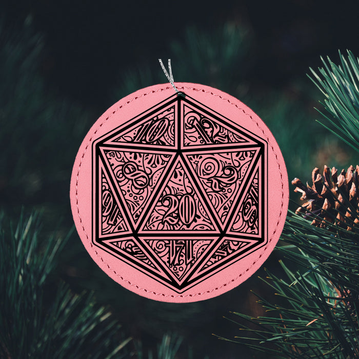 Fancy D20 Ornament