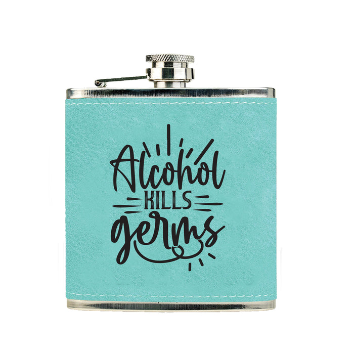 Alcohol Kills Germs Flask