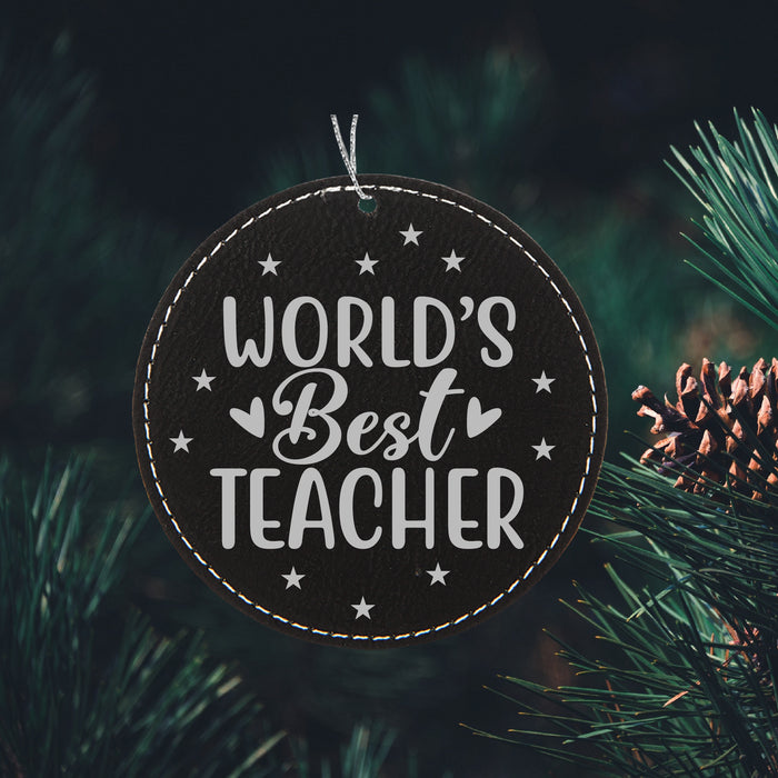 World's Best Teacher Ornament