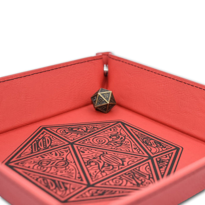 Fancy D20 Dice Tray - Fancy D20 Dice Tray - Dice Tray - GriffonCo 3D Printed Miniatures & Gifts - GriffonCo Gifts - GriffonCo 3D Printed Miniatures & Gifts