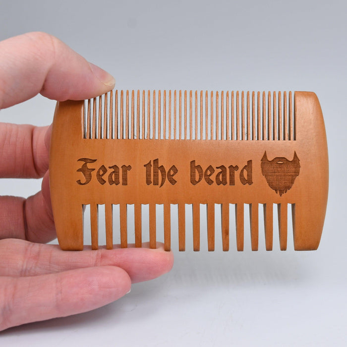 Fear the Beard Beard Comb - Fear the Beard Beard Comb - Beard Comb - GriffonCo 3D Printed Miniatures & Gifts - GriffonCo Gifts - GriffonCo 3D Printed Miniatures & Gifts