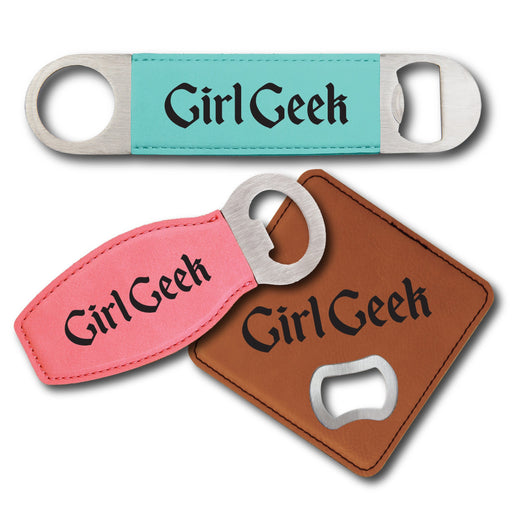 Girl Geek Bottle Opener - Girl Geek Bottle Opener - Bottle Opener - GriffonCo 3D Printed Miniatures & Gifts - GriffonCo Gifts - GriffonCo 3D Printed Miniatures & Gifts