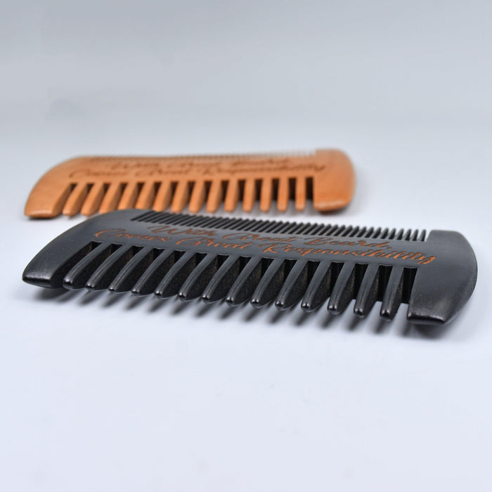 Great Responsibility Beard Comb - Great Responsibility Beard Comb - Beard Comb - GriffonCo 3D Printed Miniatures & Gifts - GriffonCo Gifts - GriffonCo 3D Printed Miniatures & Gifts