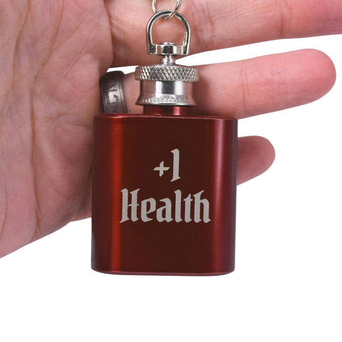 +1 Health Mini Flask Keychain