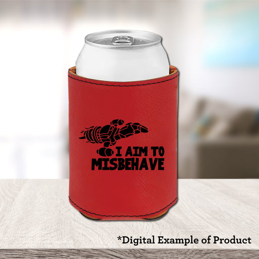I Aim to Misbehave Firefly Insulated Beverage Holder - I Aim to Misbehave Firefly Insulated Beverage Holder - Koozie - GriffonCo 3D Printed Miniatures & Gifts - GriffonCo Gifts - GriffonCo 3D Printed Miniatures & Gifts