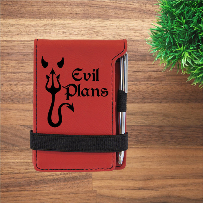 Evil Plans Miniature Notepad