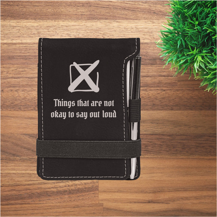 Not Okay to Say Out Loud Miniature Notepad