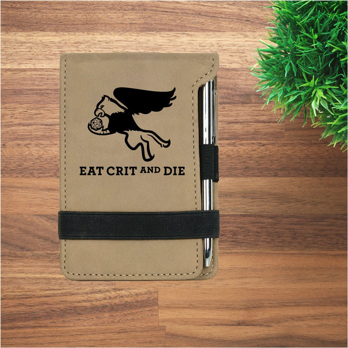 Eat Crit and Die Mini Notepad