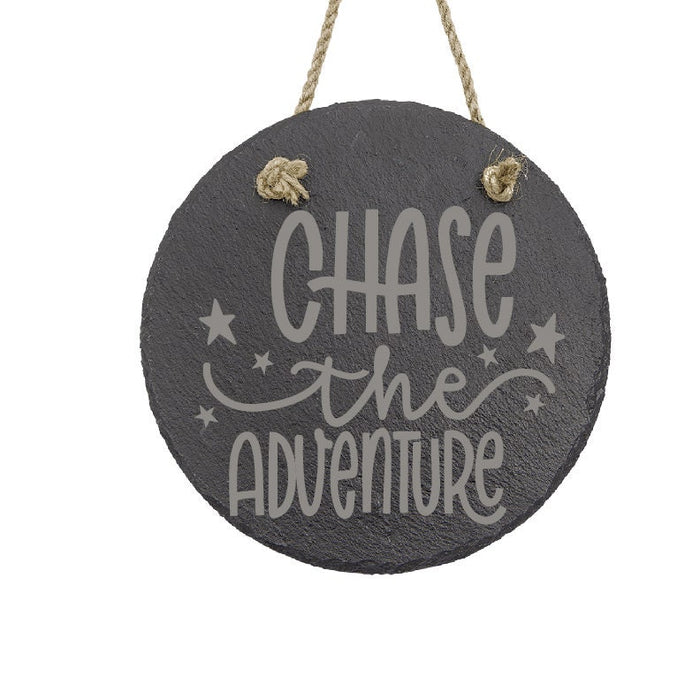 Chase the Adventure Slate Decor