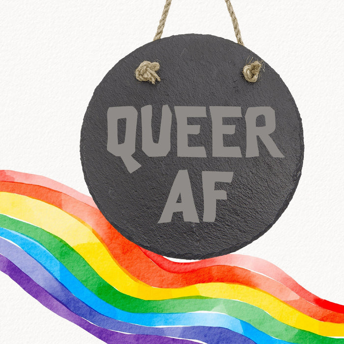 Queer AF Sign