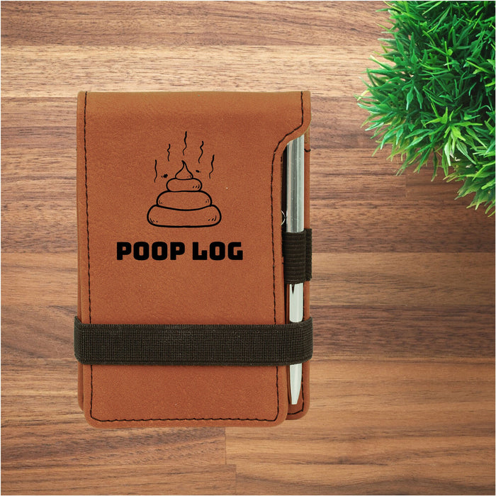 Poop Log Miniature Notepad