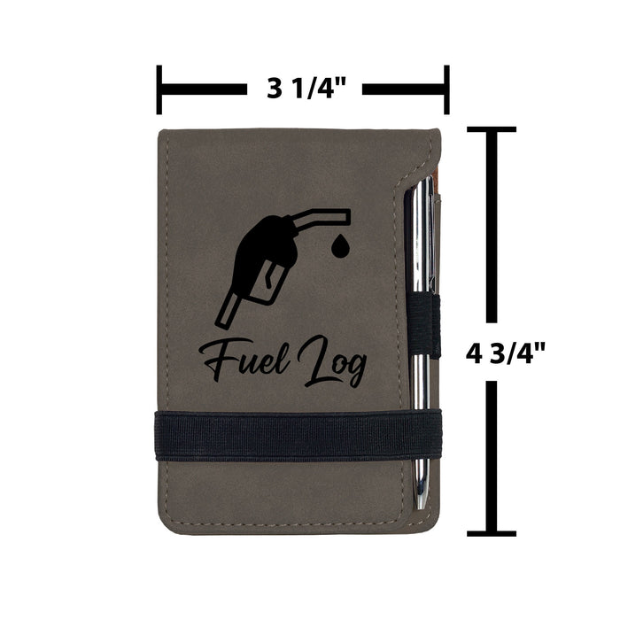 Fuel Log Miniature Notepad