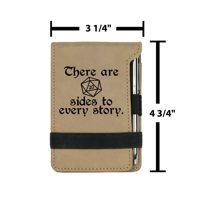 20 Sides to Every Story Mini Notepad