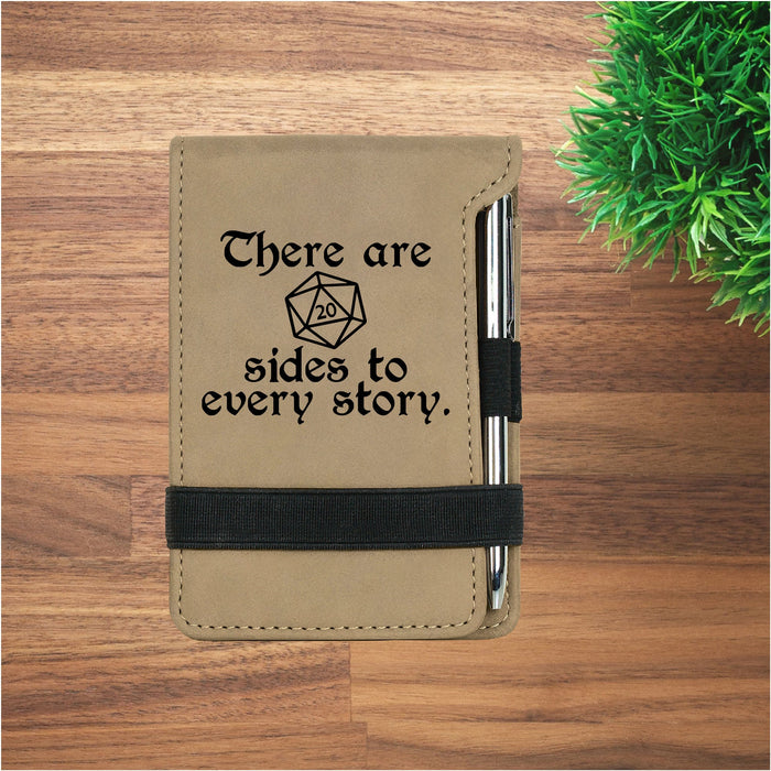 20 Sides to Every Story Mini Notepad