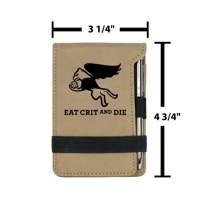 Eat Crit and Die Mini Notepad