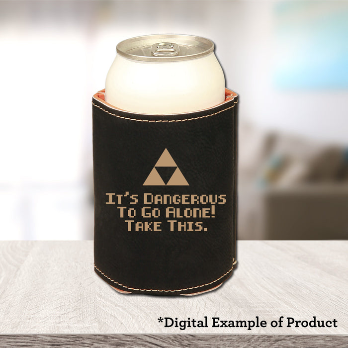 It's Dangerous to Go Alone, Take This! Insulated Beverage Holder - It's Dangerous to Go Alone, Take This! Insulated Beverage Holder - Koozie - GriffonCo 3D Printed Miniatures & Gifts - GriffonCo Gifts - GriffonCo 3D Printed Miniatures & Gifts