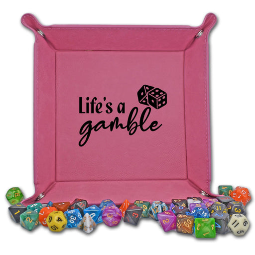 Life's a Gamble Dice Tray - Life's a Gamble Dice Tray - Dice Tray - GriffonCo 3D Printed Miniatures & Gifts - GriffonCo Gifts - GriffonCo 3D Printed Miniatures & Gifts