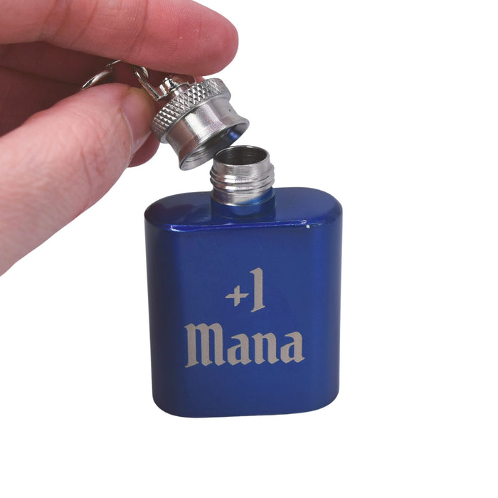 +1 Mana Mini Flask Keychain