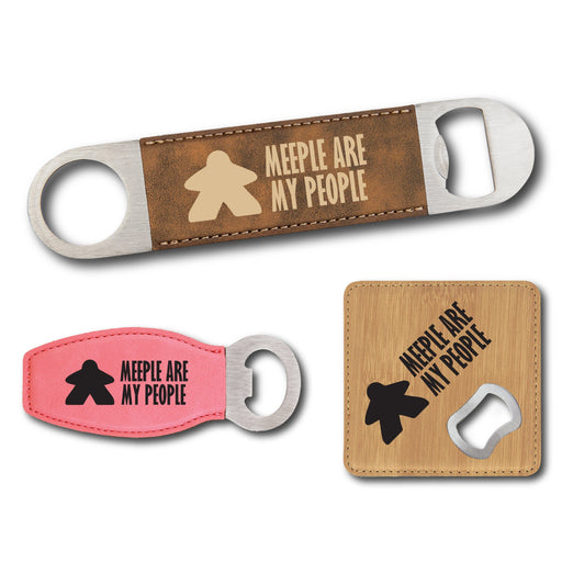 Meeple are My People Bottle Opener - Meeple are My People Bottle Opener - Bottle Opener - GriffonCo 3D Printed Miniatures & Gifts - GriffonCo Gifts - GriffonCo 3D Printed Miniatures & Gifts