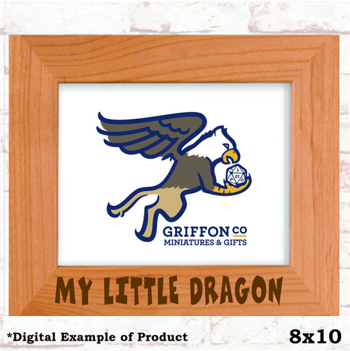 My Little Dragon Picture Frame - My Little Dragon Picture Frame - Photo Frame - GriffonCo 3D Printed Miniatures & Gifts - GriffonCo Gifts - GriffonCo 3D Printed Miniatures & Gifts