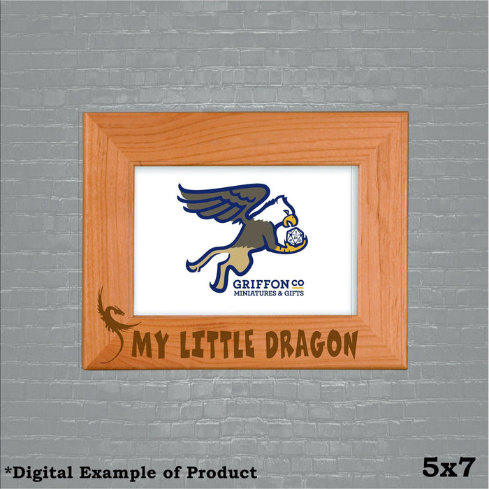 My Little Dragon Picture Frame - My Little Dragon Picture Frame - Photo Frame - GriffonCo 3D Printed Miniatures & Gifts - GriffonCo Gifts - GriffonCo 3D Printed Miniatures & Gifts