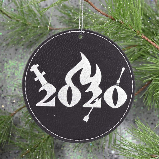 Ornament - 2020 Crit Happened - Ornament - 2020 Crit Happened - Leatherette Ornament - GriffonCo 3D Printed Miniatures & Gifts - GriffonCo Gifts - GriffonCo 3D Printed Miniatures & Gifts
