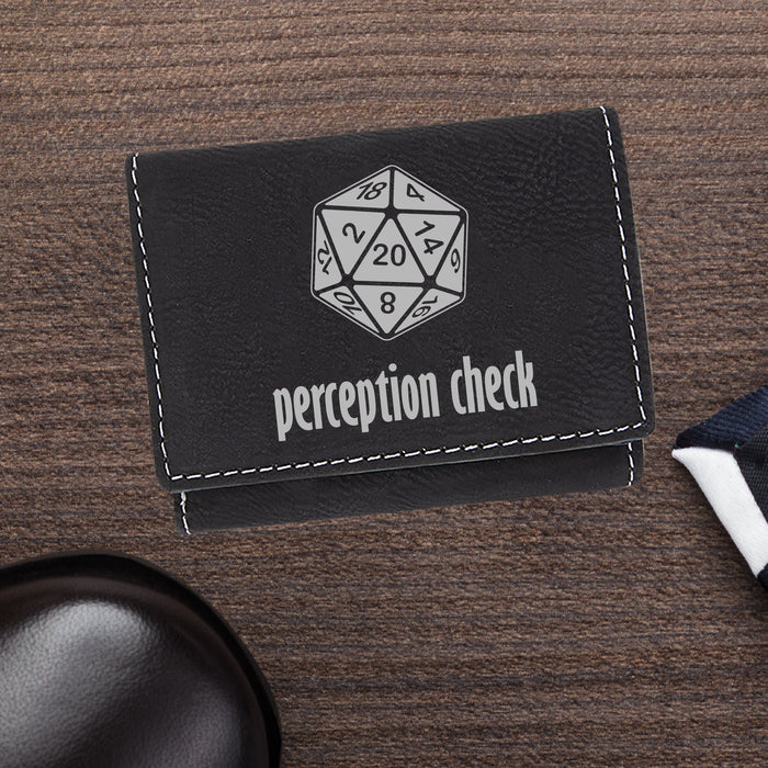Perception Check Trifold Wallet