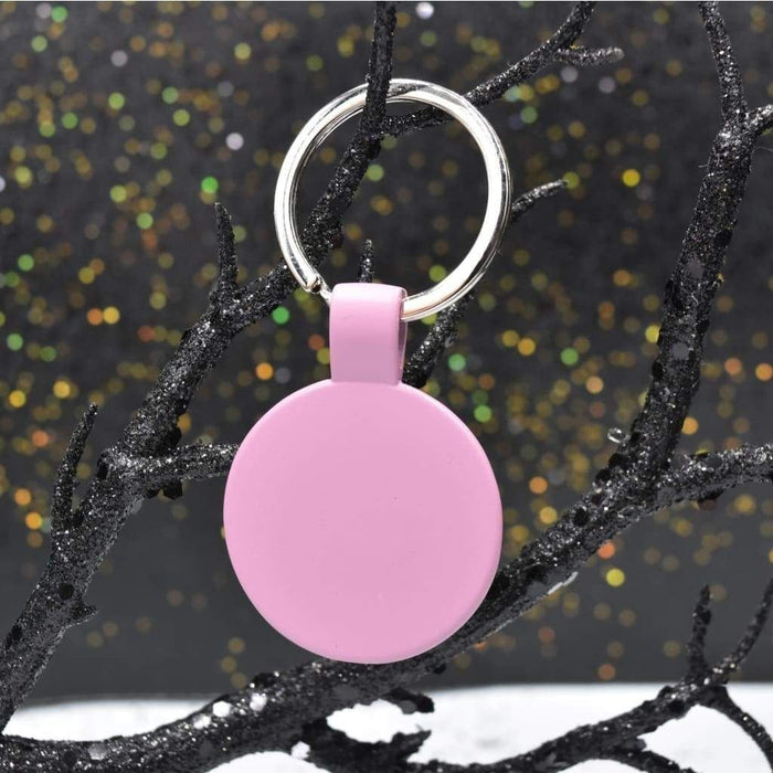 Pink Keychain Metal - Pink Keychain Metal - Keychains - GriffonCo 3D Printed Miniatures & Gifts - GriffonCo Gifts - GriffonCo 3D Printed Miniatures & Gifts