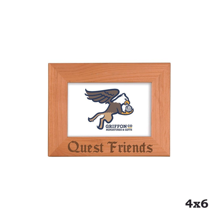 Quest Friends Picture Frame - Quest Friends Picture Frame - Photo Frame - GriffonCo 3D Printed Miniatures & Gifts - GriffonCo Gifts - GriffonCo 3D Printed Miniatures & Gifts