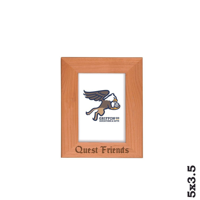 Quest Friends Picture Frame - Quest Friends Picture Frame - Photo Frame - GriffonCo 3D Printed Miniatures & Gifts - GriffonCo Gifts - GriffonCo 3D Printed Miniatures & Gifts