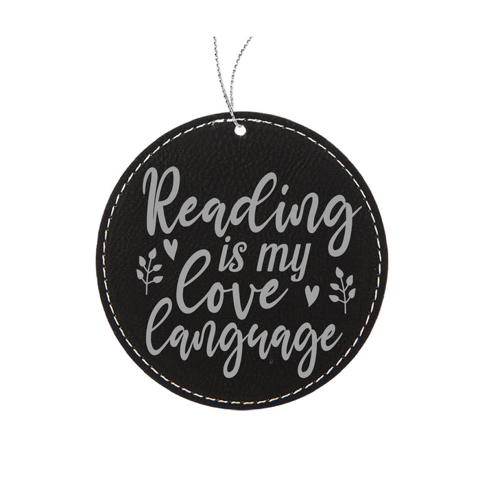 Reading is My Love Language Ornament