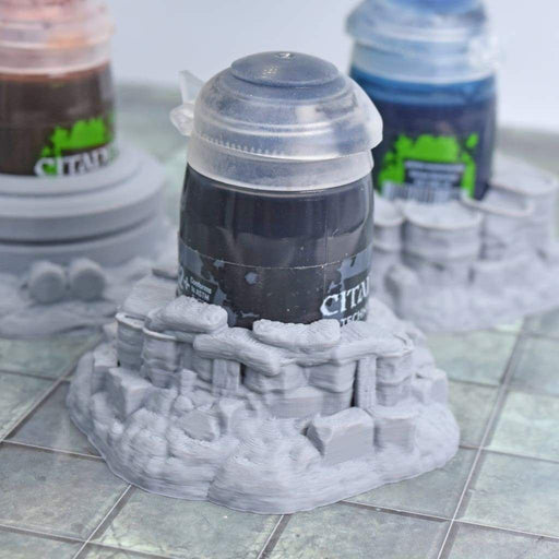 Scatter Pucks - Foxhole - Scatter Pucks - Foxhole - FDM Print - GriffonCo 3D Printed Miniatures & Gifts - Hayland Terrain - GriffonCo 3D Printed Miniatures & Gifts
