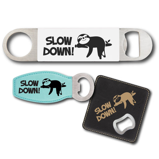 Slow Down Sloth Bottle Opener - Slow Down Sloth Bottle Opener - Bottle Opener - GriffonCo 3D Printed Miniatures & Gifts - GriffonCo Gifts - GriffonCo 3D Printed Miniatures & Gifts