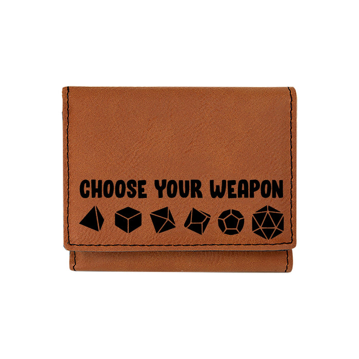 Choose Your Weapon Trifold Wallet