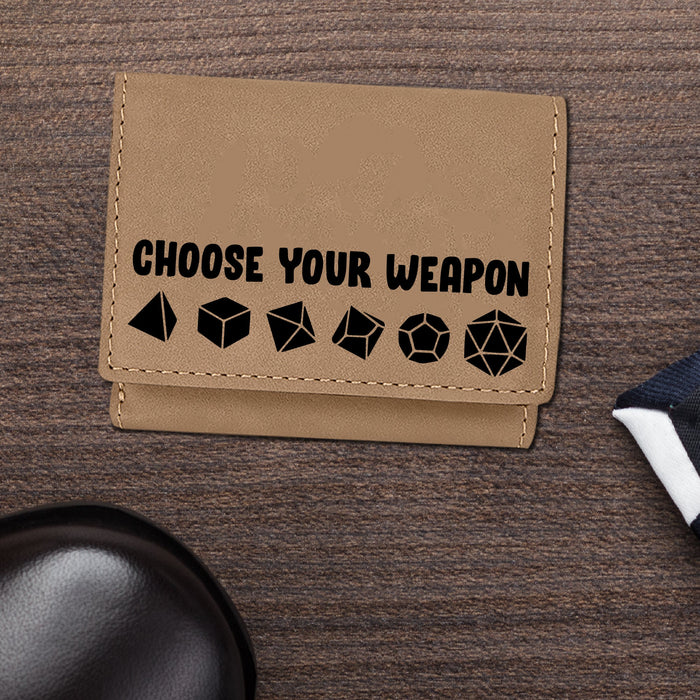 Choose Your Weapon Trifold Wallet