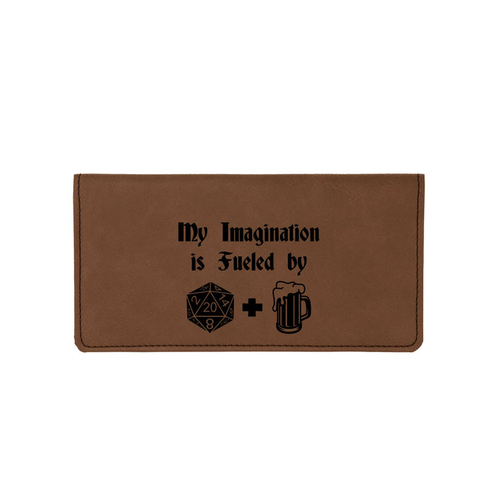 My Imagination Checkbook Cover