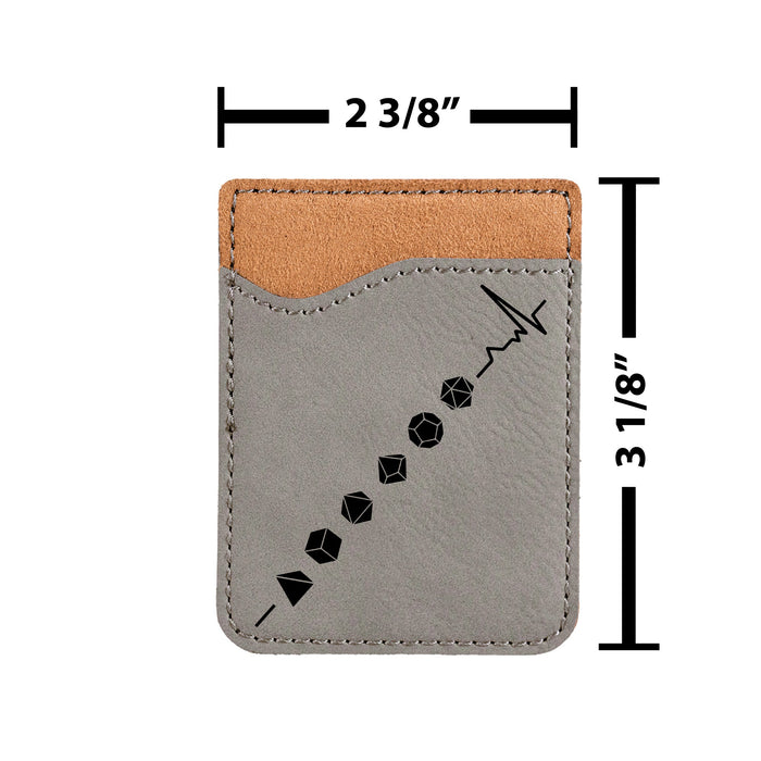 Polyhedral Dice Lifeline Phone Wallet