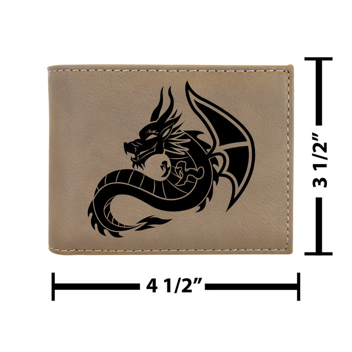 Sitting Dragon ID Bifold Wallet