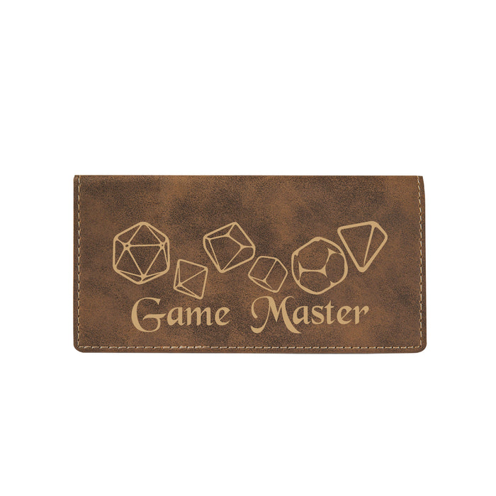 Game Master Checkbook Cover