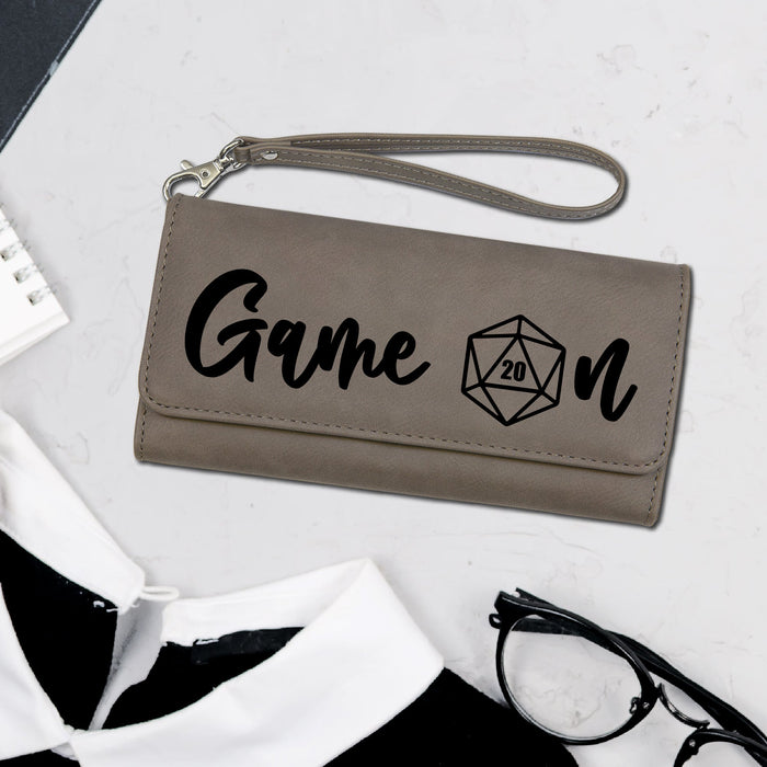 Game On D20 Clutch Wallet