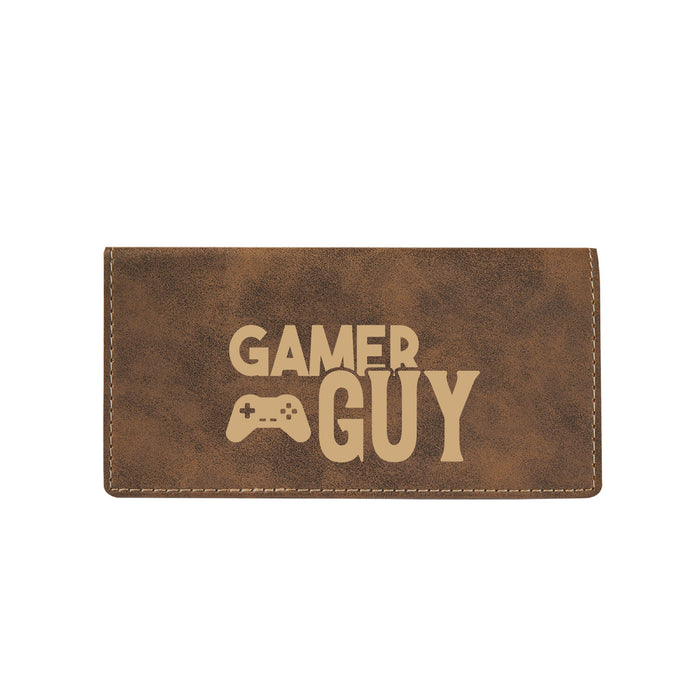 Gamer Guy Checkbook Cover