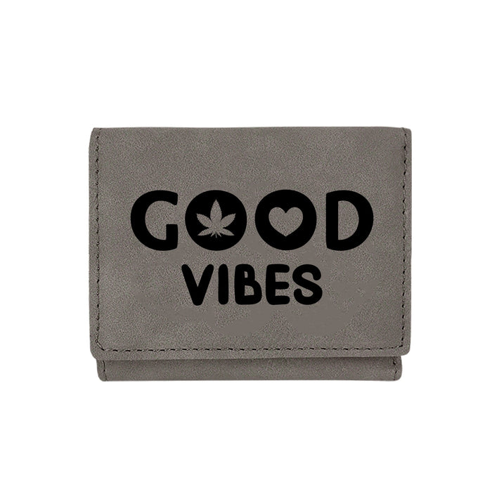 Good Vibes Marijuana Trifold Wallet