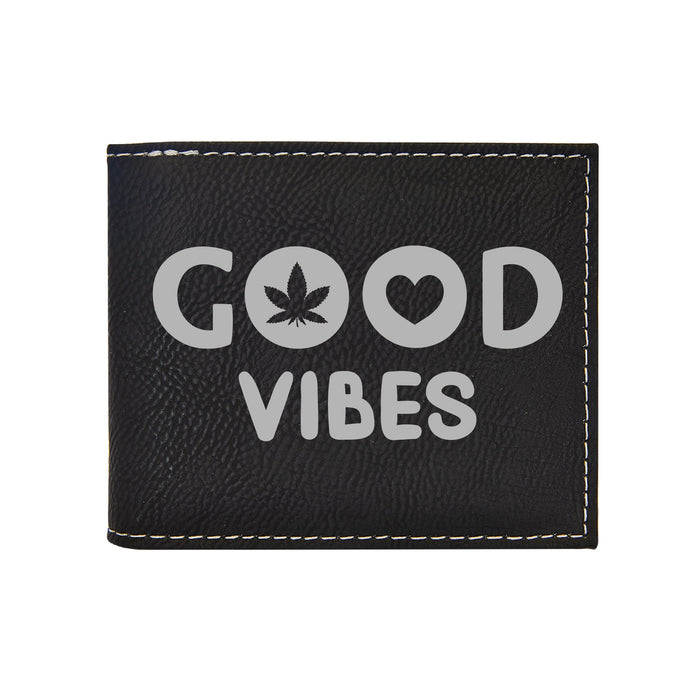 Good Vibes Marijuana Bifold Wallet