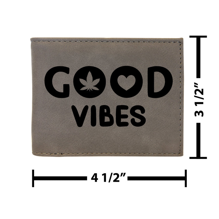Good Vibes Marijuana ID Bifold Wallet