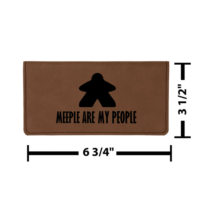 Meeple are my People Checkbook Cover